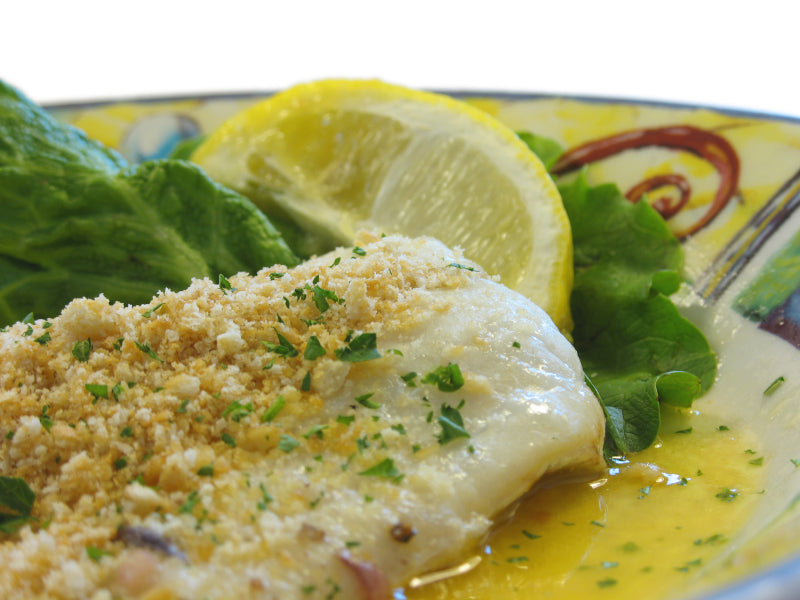 Fillet Of Fish With A Herb Crust