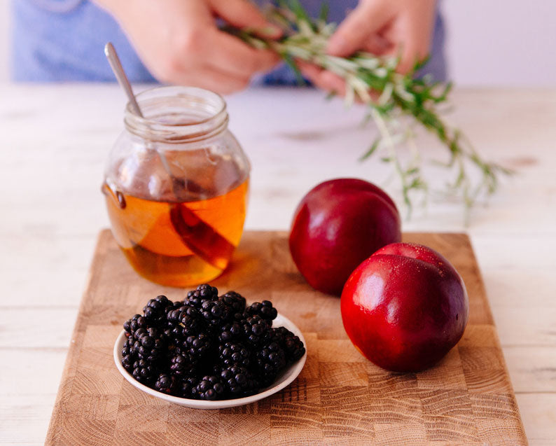 Blackberry and Nectarine Jam