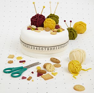 Knit One Bake One cake by Frances Quinn