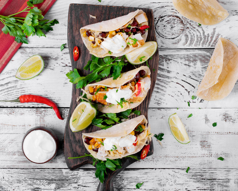 Quick & Easy Air Fryer Chilli Bean Tacos Recipe