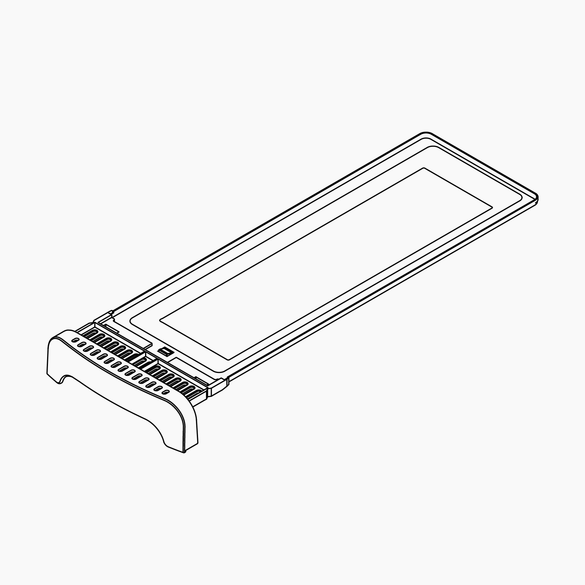 Lite Toaster Long Slot Crumb Tray Black (DLT4Pa)