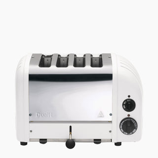 4 Slice Refurbished Classic Toaster - White