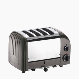 4 Slice Refurbished Classic Toaster - Grey