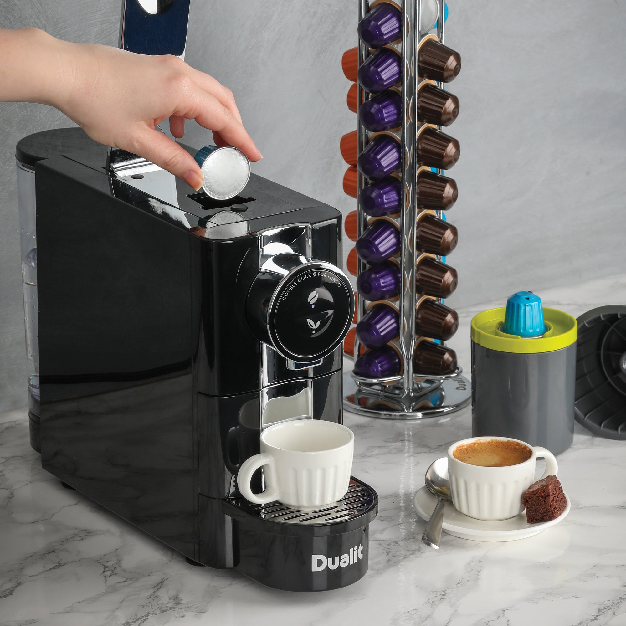 Dualit Cafe Plus — Nespresso Compatible Coffee Tea Machine