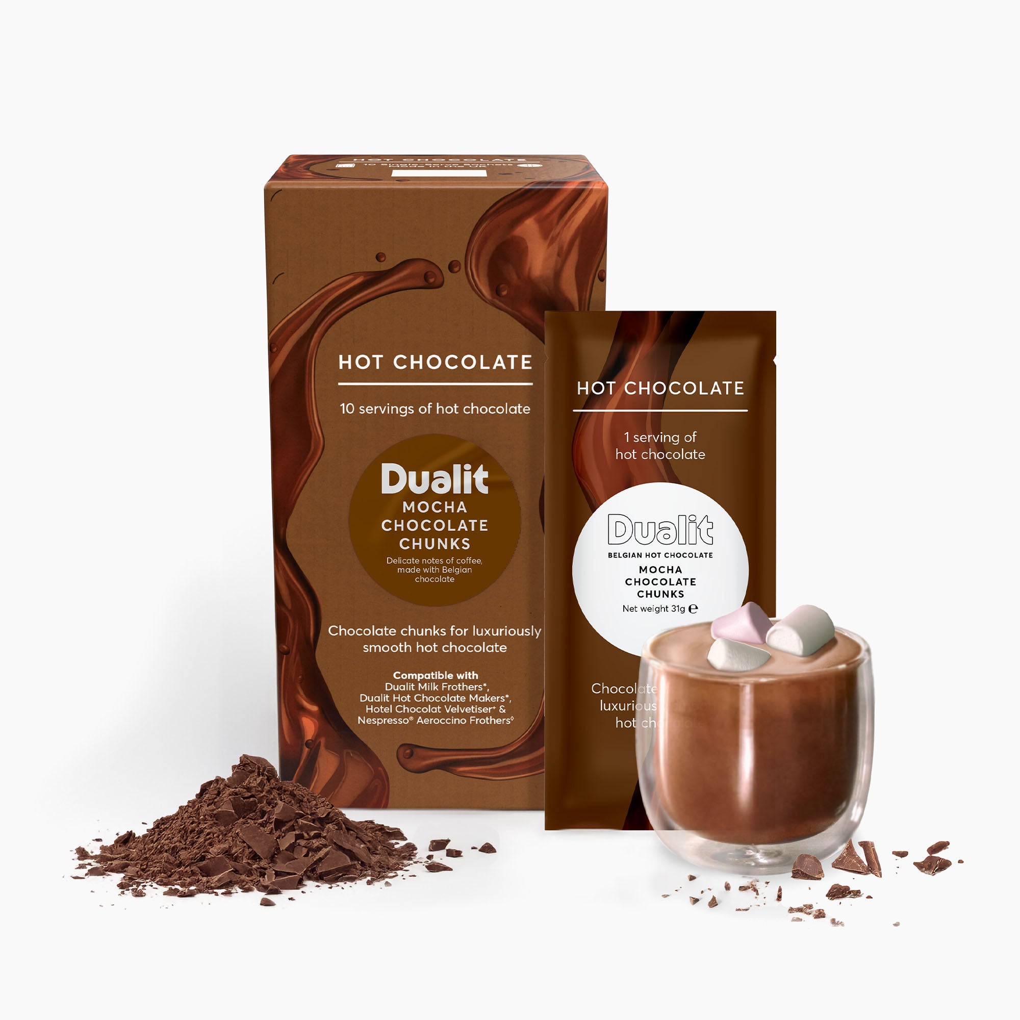 その他 Instinctoy Baby inc 2nd color Chocolate Mocha Hot Chocolate Sachets | Belgian Drinking Chocolate