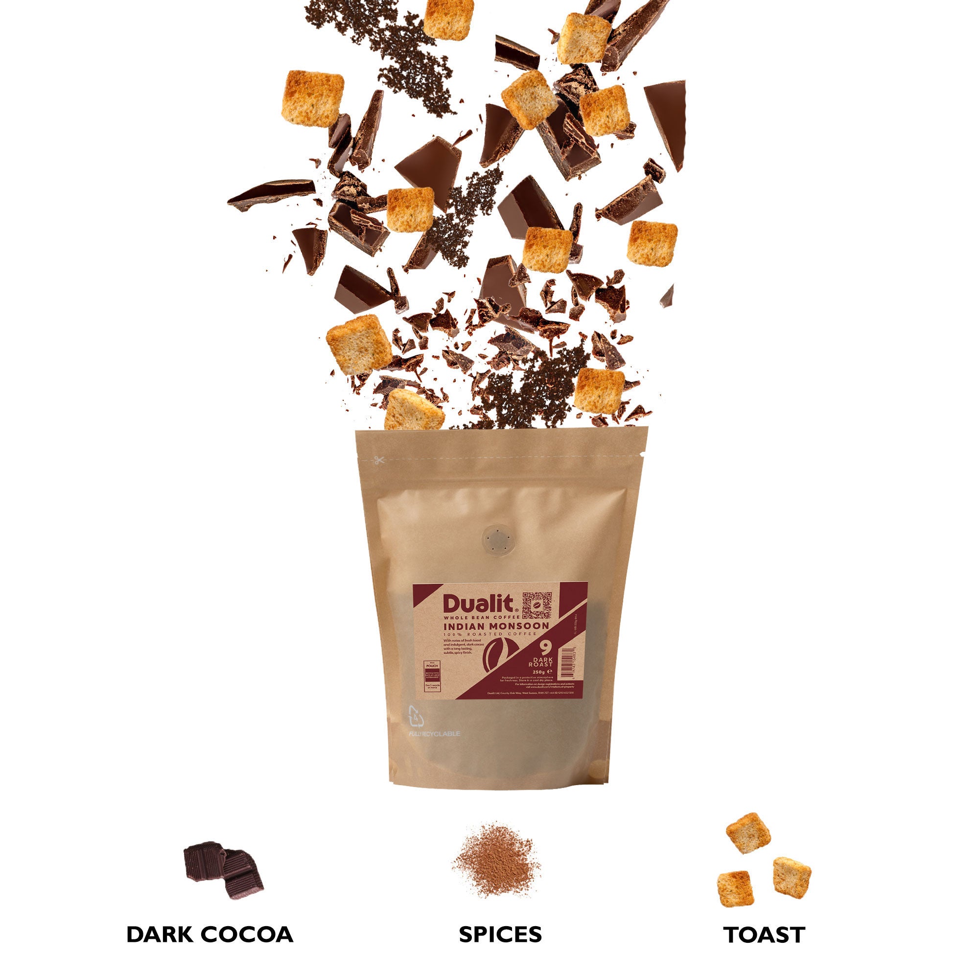 Dualit Indian Monsoon Coffee Beans — Dark Roast