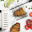 4 Slice Sandwich Toaster - White