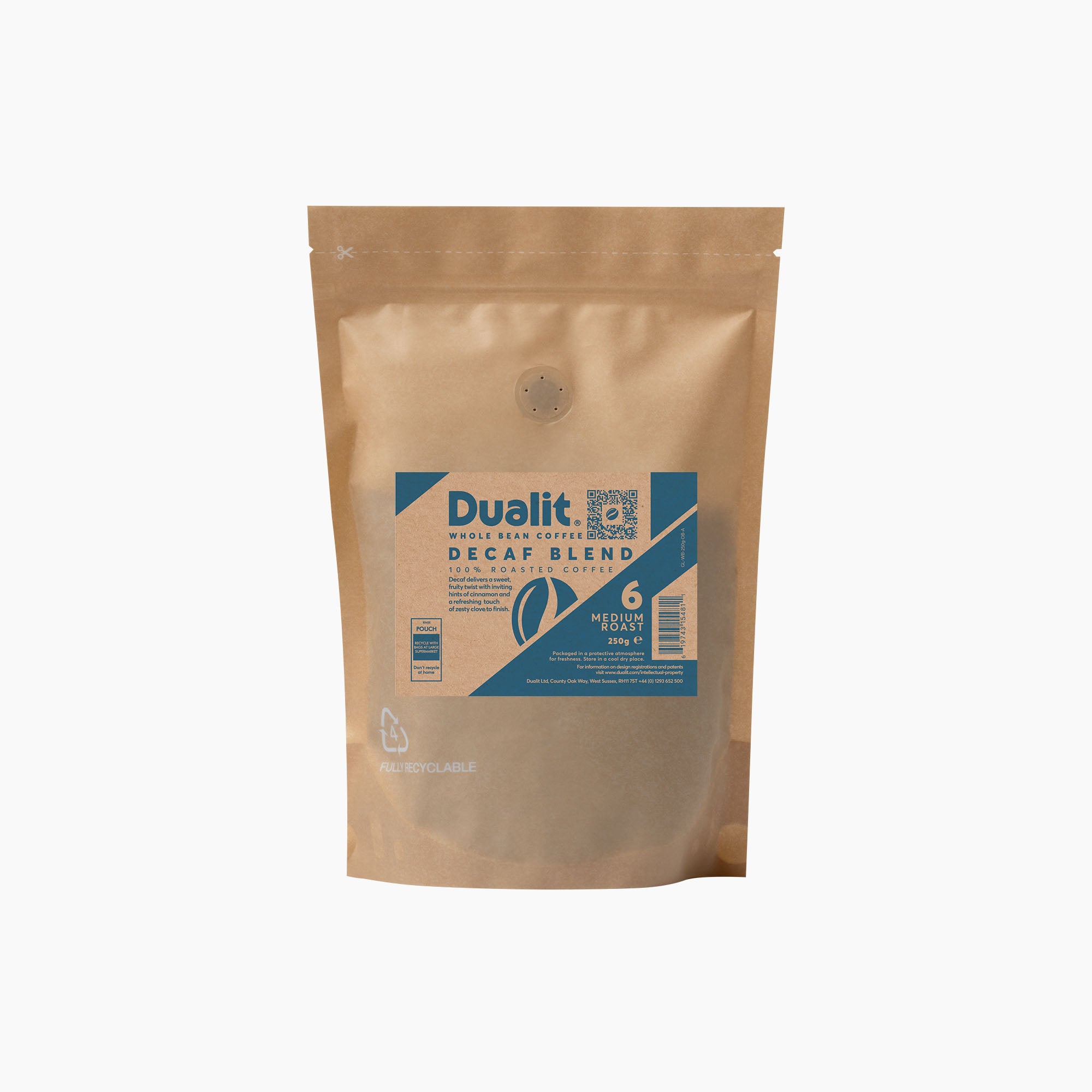 Dualit Decaf Coffee Beans — Perfectly Roasted Blend
