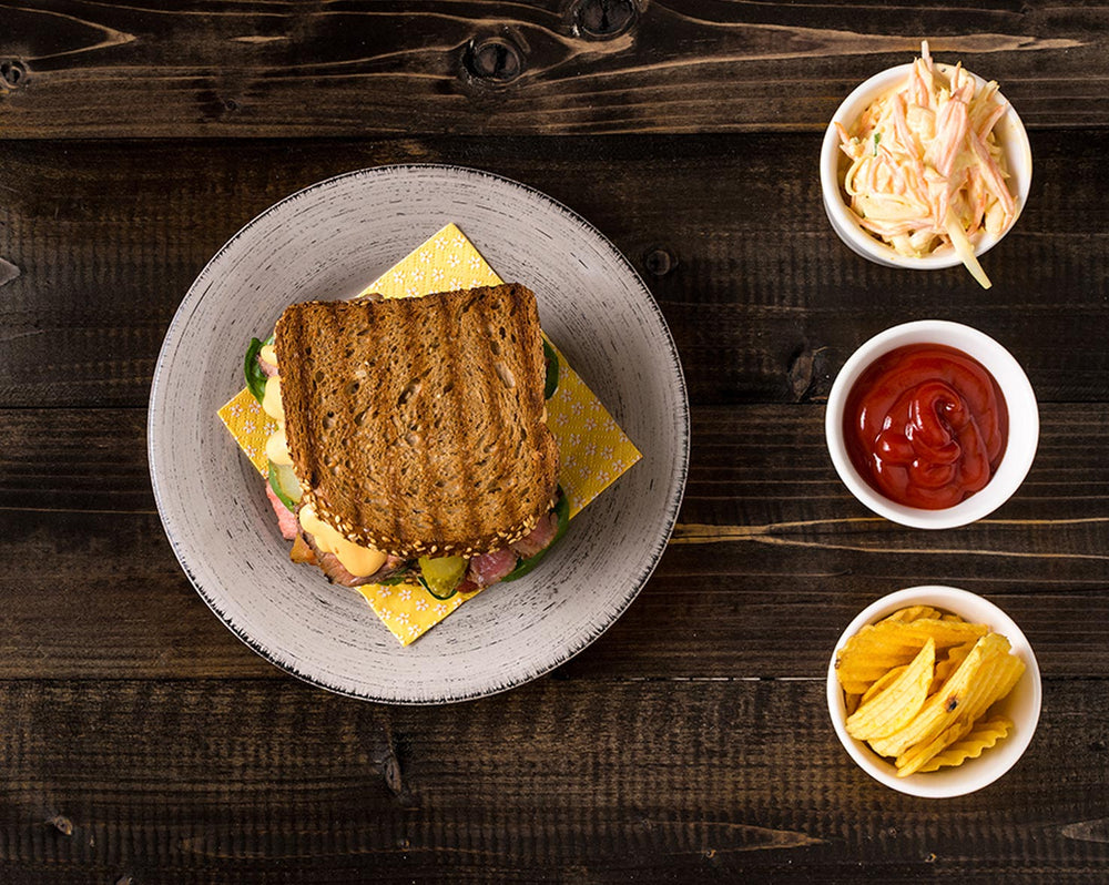 Corned Beef And Pickle Toastie