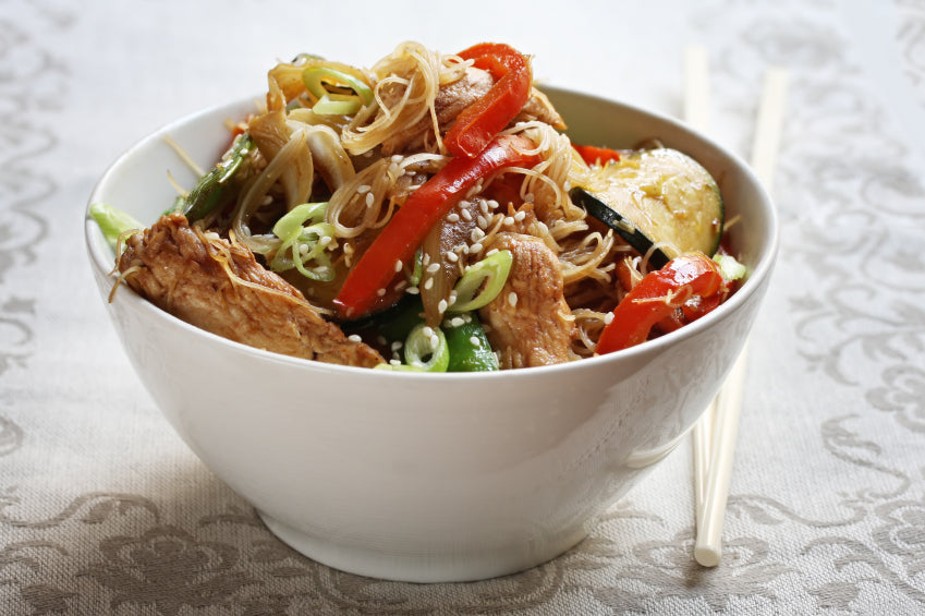 Pork with Oyster Sauce and Noodles