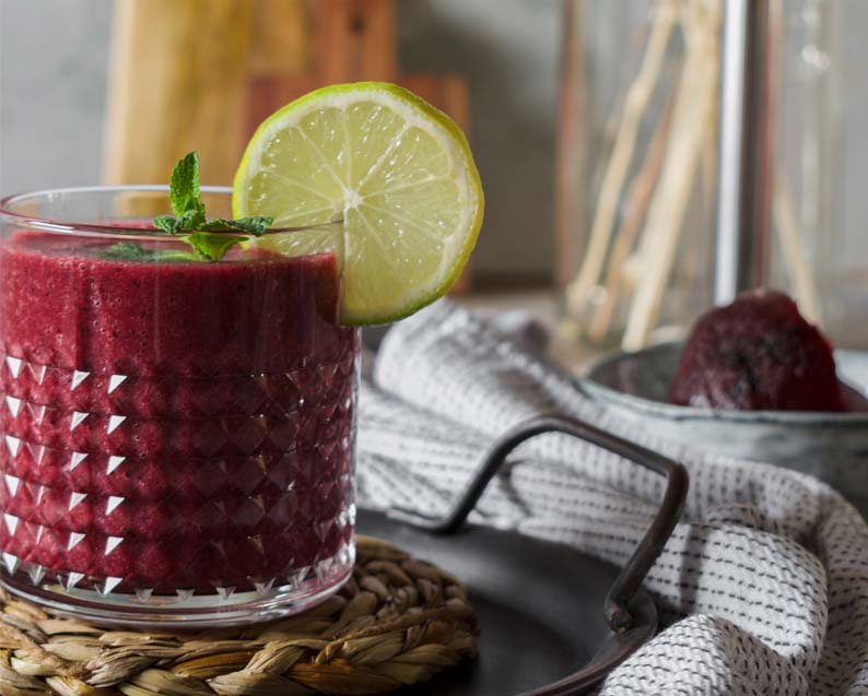 Beetroot & Blueberry Smoothie