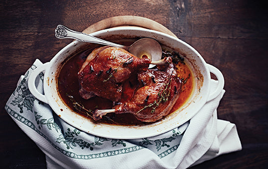 Sweet Potato Mash With Five Spice Duck