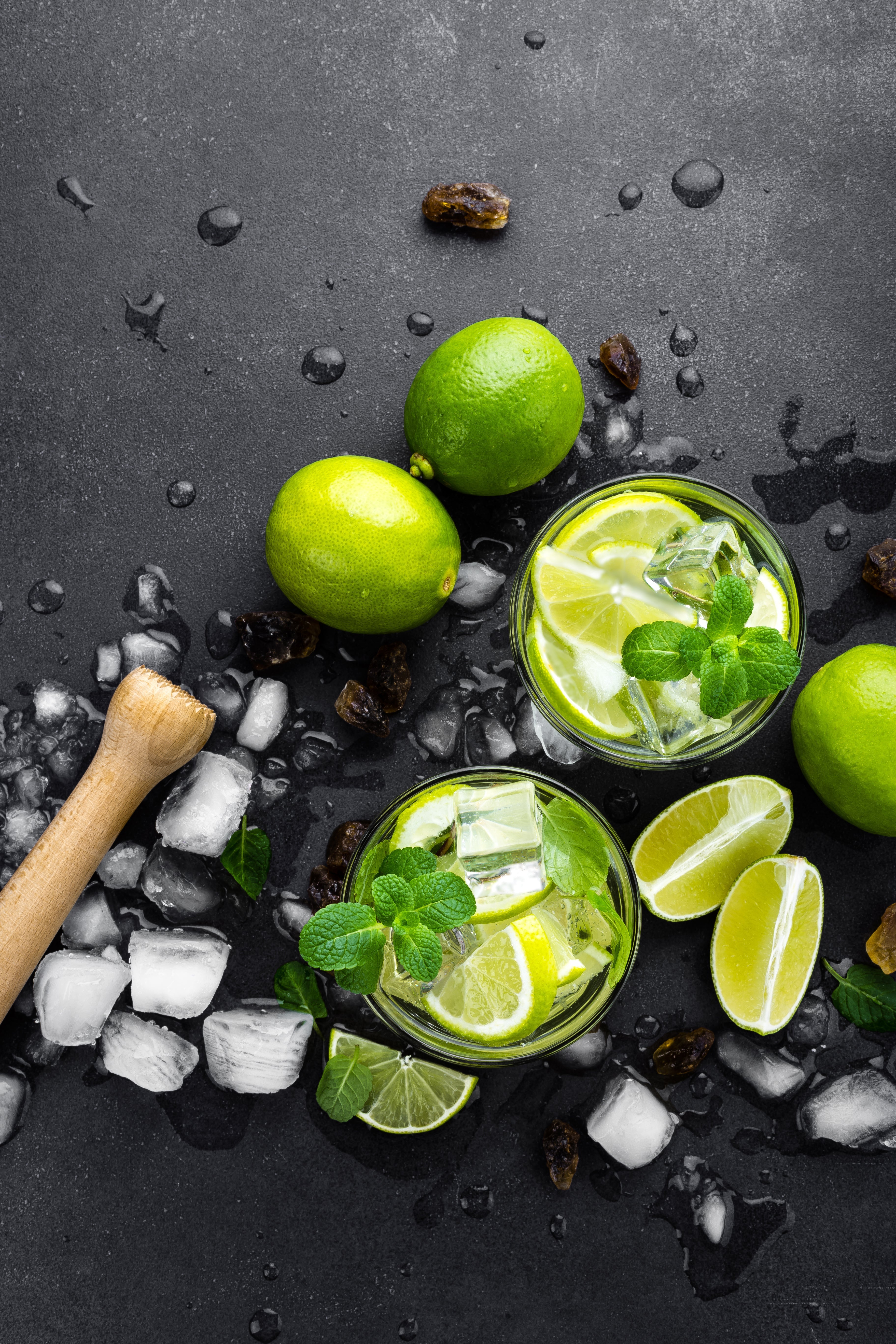 Green Tea Mojito Mocktail