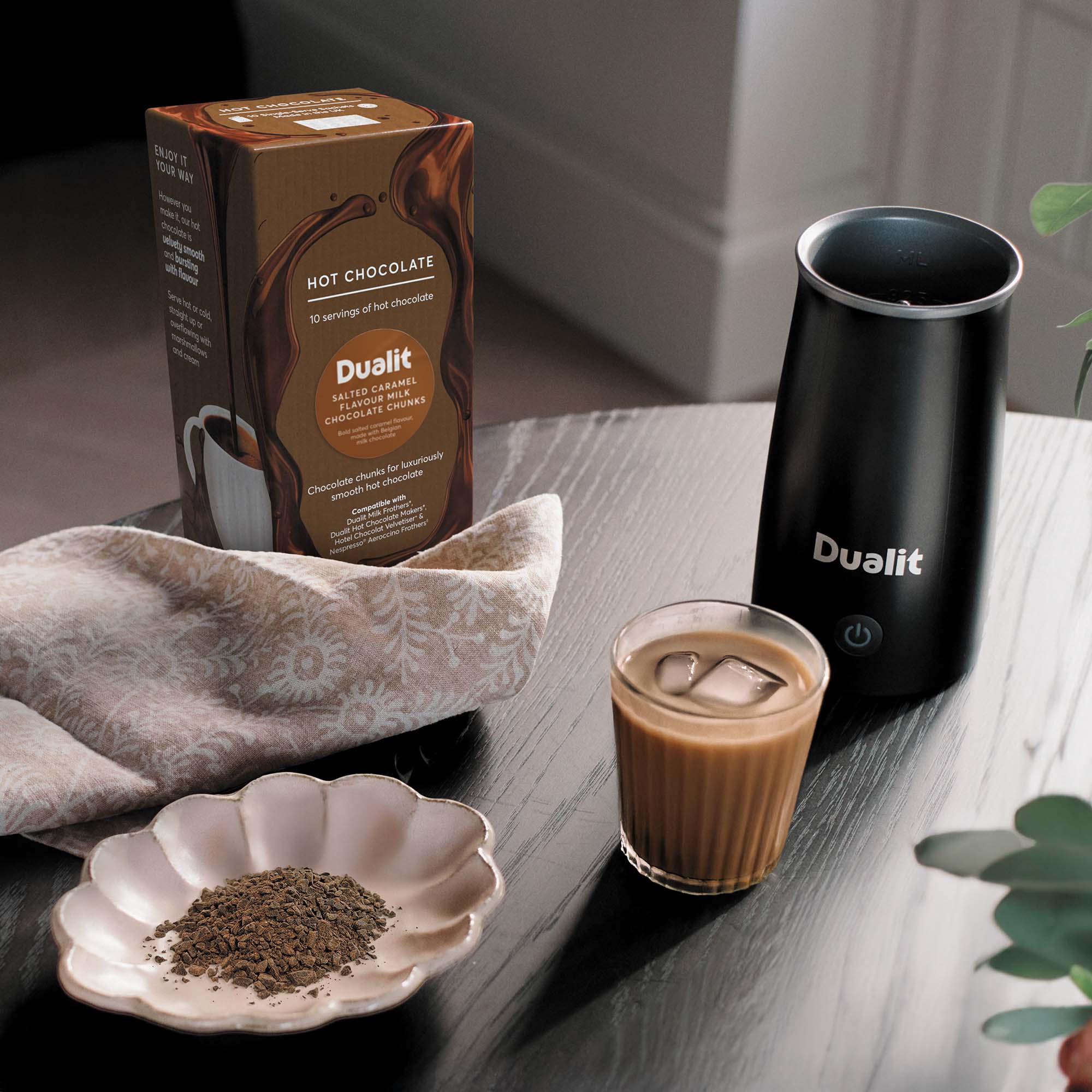 Introducing Dualit's NEW Hot Chocolate Chunk Sachets