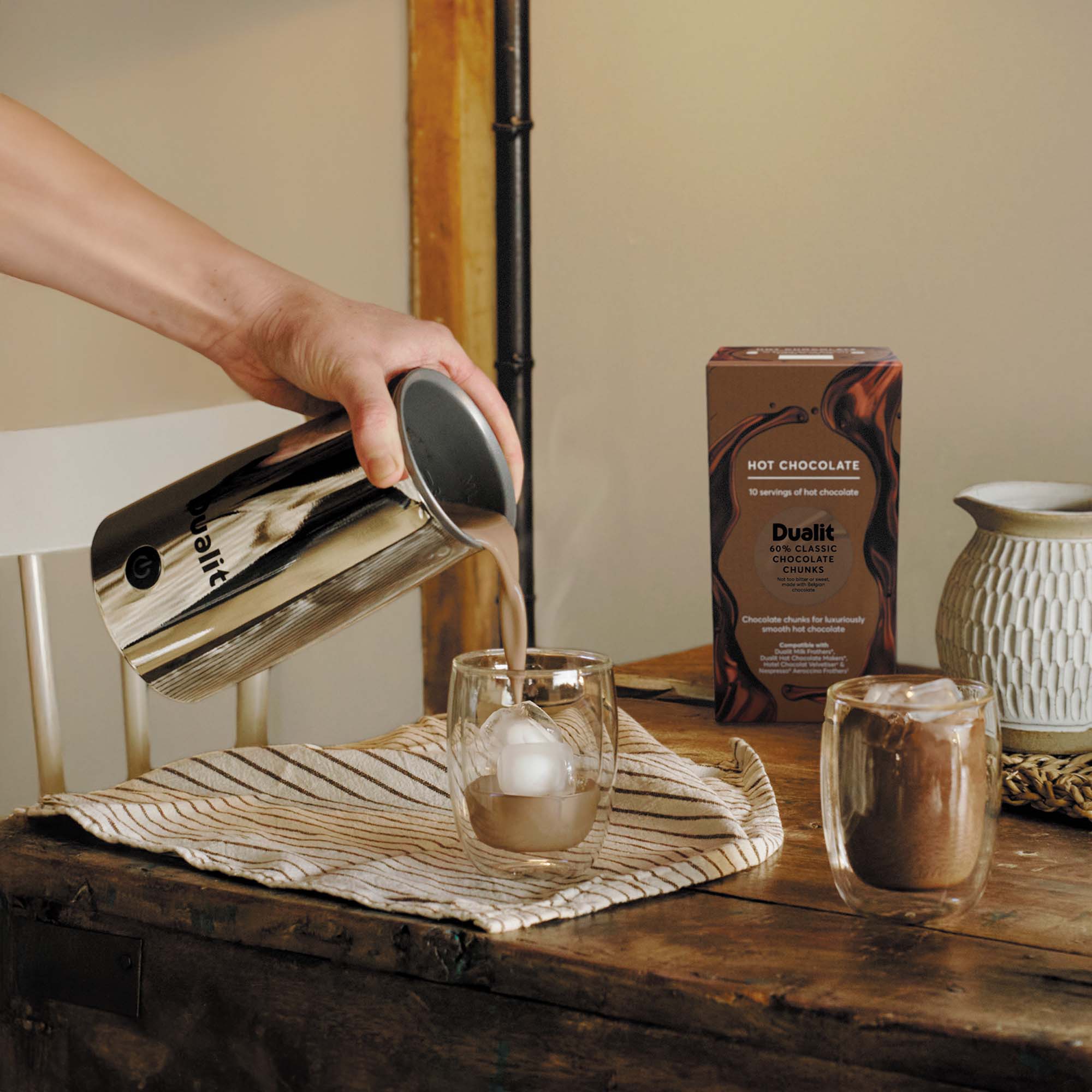 How to make the most refreshing Iced Chocolate with Dualit’s Hot Chocolate Maker & Milk Frother