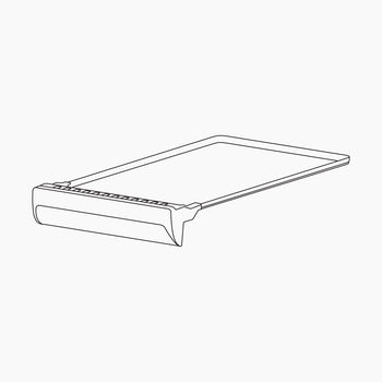 Studio Toaster Crumb Tray - Grey (CSL2 & CSL4)