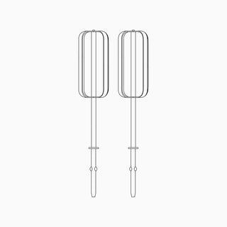 Hand Mixer Flat Beaters - 2 Pack