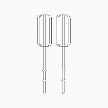 Hand Mixer Flat Beaters - 2 Pack