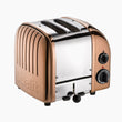 2 Slice Refurbished Classic Toaster - Copper