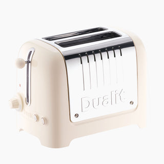 Dualit - 2 slice toaster, white porcelain - Boutique Crème