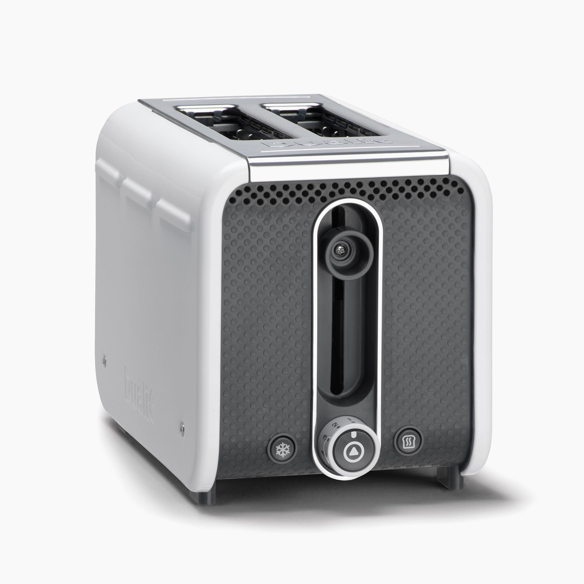 Dualit シルバー トースター 2スロット 2SL JP Dualit Studio 2 Slice Toaster | Modern Compact Toaster
