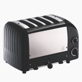 4 Slice Refurbished Classic Toaster - Black