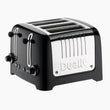 4 Slice Lite Toaster - Black