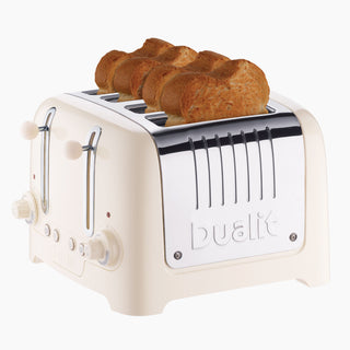 4 Slice Refurbished Lite Toaster - White