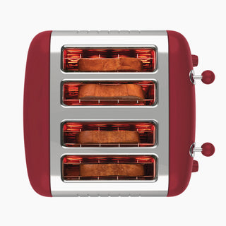 4 Slice Lite Toaster - Red
