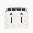 4 Slice Refurbished Lite Toaster - White