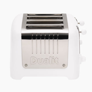 4 Slice Refurbished Lite Toaster - White
