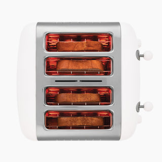4 Slice Lite Toaster - White