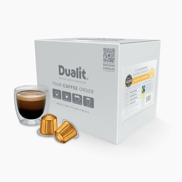 Dualit Organic Colombian Coffee Compatible with Nespresso