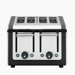 4 Slice Refurbished Architect Toaster - Black