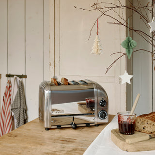 Toaster - Slim long-slot toaster with glass or aluminium front