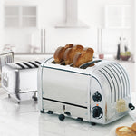 Dualit Classic 4 Slice NewGen Stainless Steel Toaster, White - Hand Built  in the UK, Replaceable ProHeat® Elements – Slot Selector, Defrost Bread