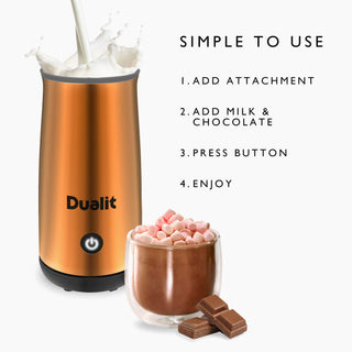 Hot Chocolate Maker & Milk Frother - Copper