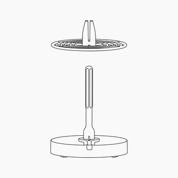 Milk Frother Max Complete Whisk Assembly (DMF3)