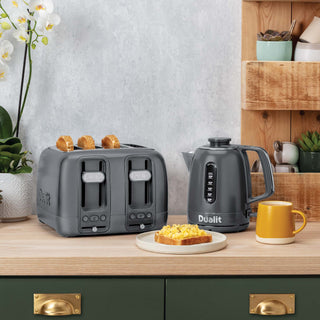 Domus 4 Slice Toaster - Grey