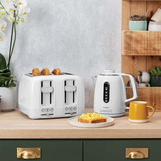 Domus 4 Slice Toaster - White