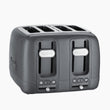 4 Slice Refurbished Domus Toaster - Grey