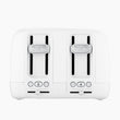 Domus 4 Slice Toaster - White