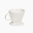 Drip Through Coffee Filter - White