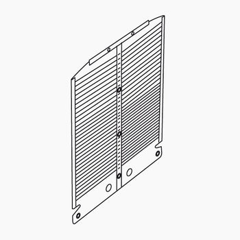 Classic Toaster End Element (2 Slot)