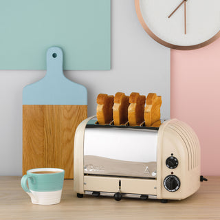 4 Slice NewGen Classic Toaster - Cream