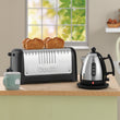 Long Slot Lite Toaster - Black