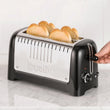 Long Slot Lite Toaster - Black