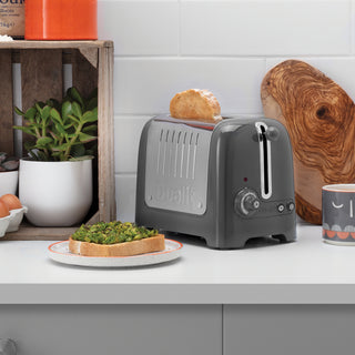 2 Slice Lite Toaster - Grey