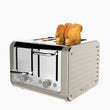 4 Slice Refurbished Architect Toaster - White